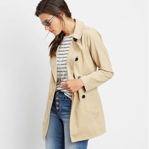 Maurices button down trench coat